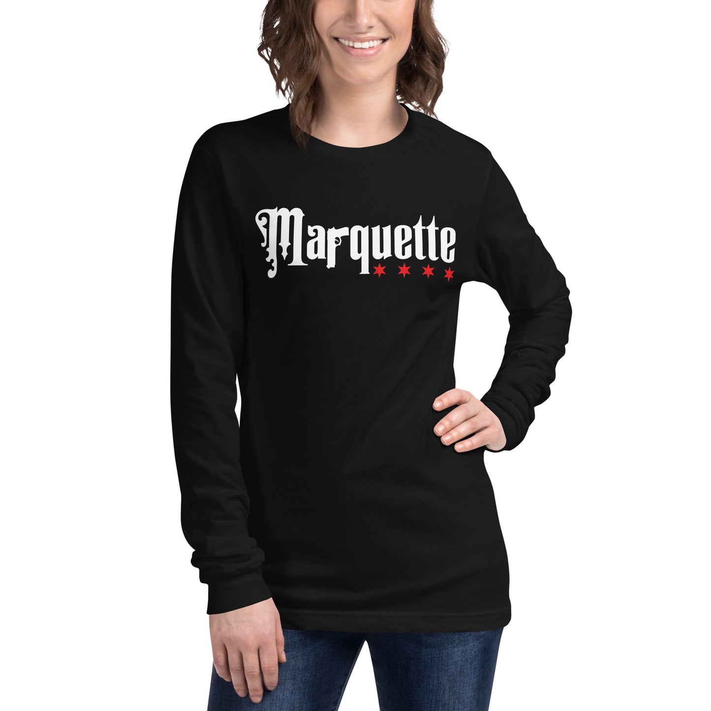 Chicago Police Marquette Ogden District 010 Unisex Long Sleeve Tee | Law Enforcement Apparel