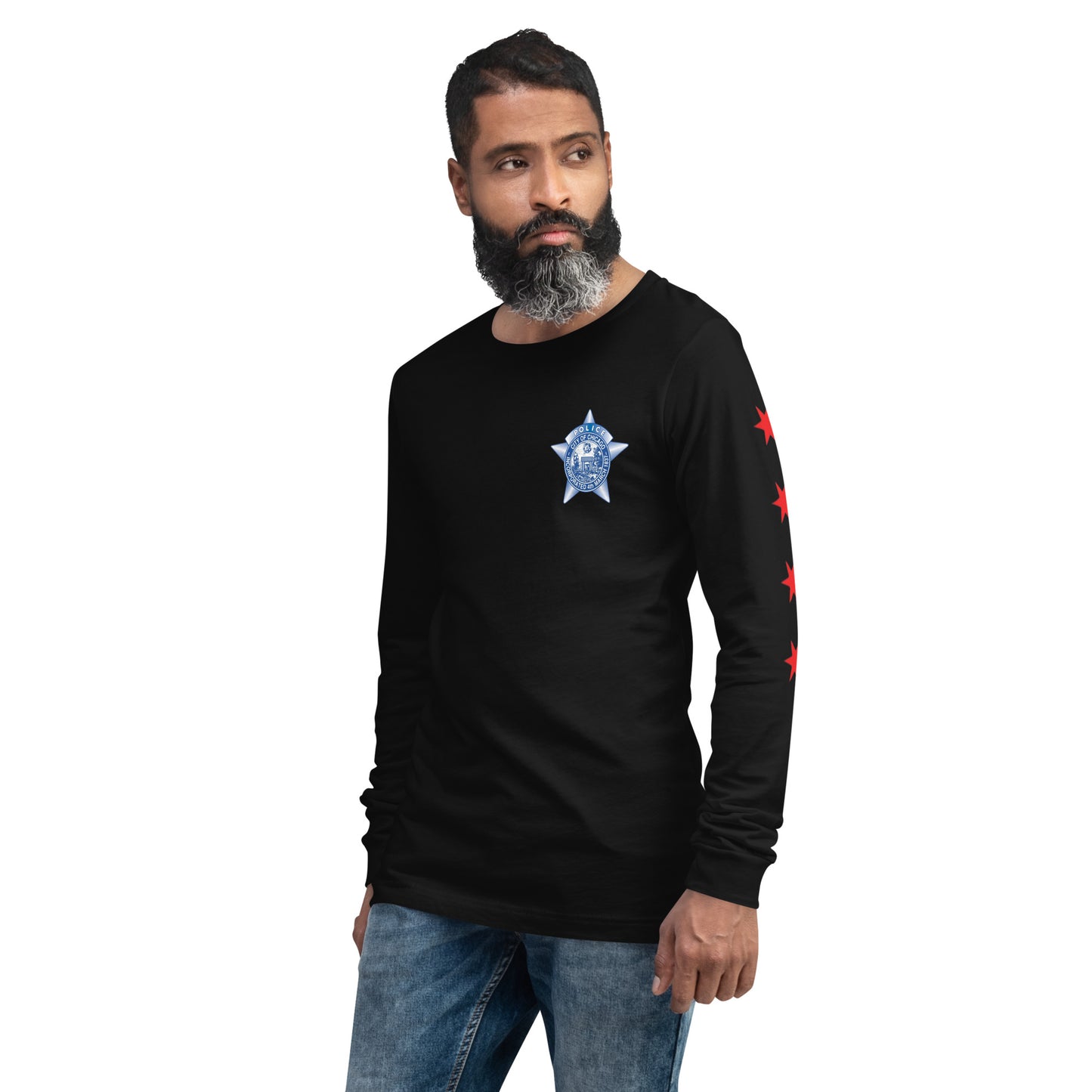 Chicago Police Marquette Ogden District 010 Unisex Long Sleeve Tee | Law Enforcement Apparel