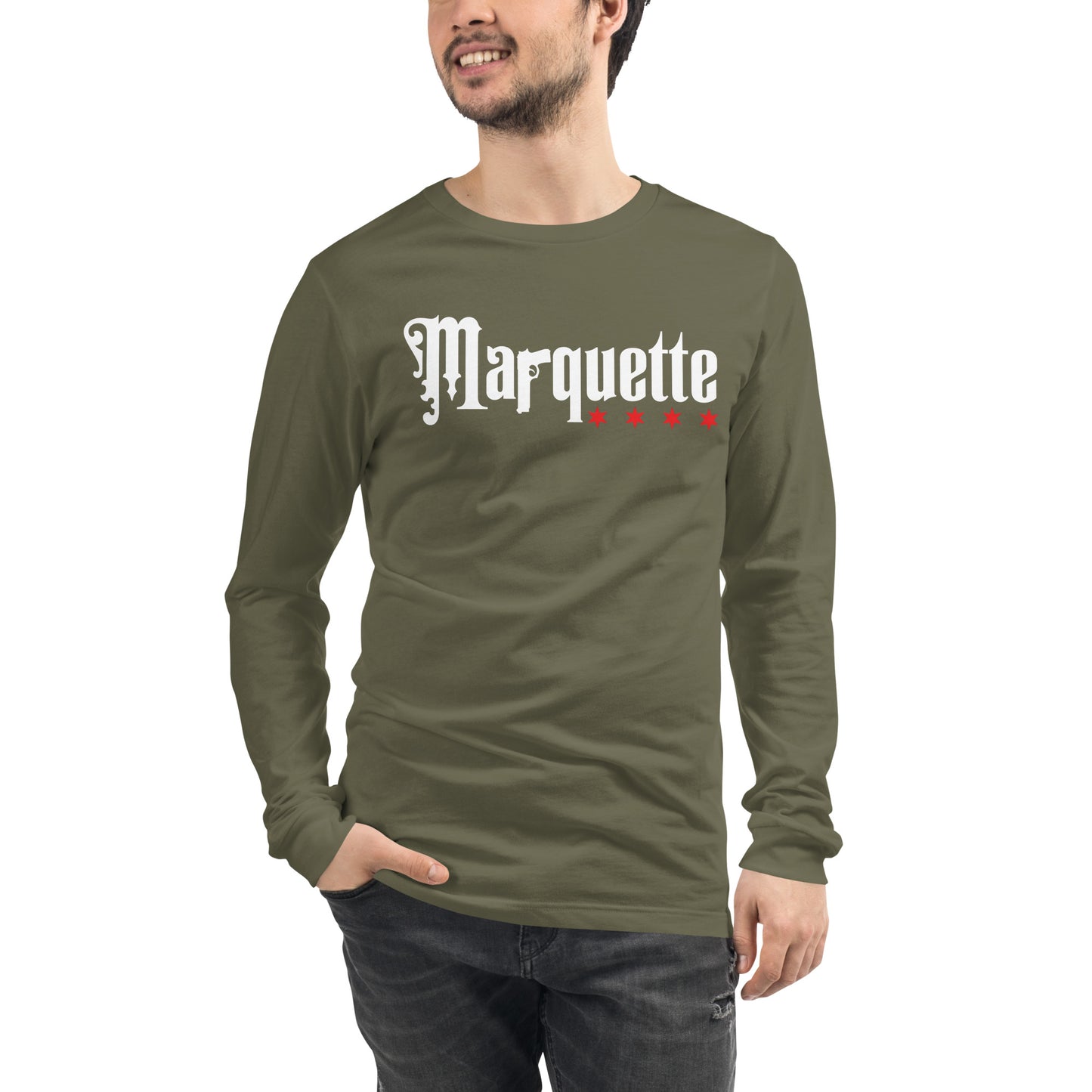 Chicago Police Marquette Ogden District 010 Unisex Long Sleeve Tee | Law Enforcement Apparel