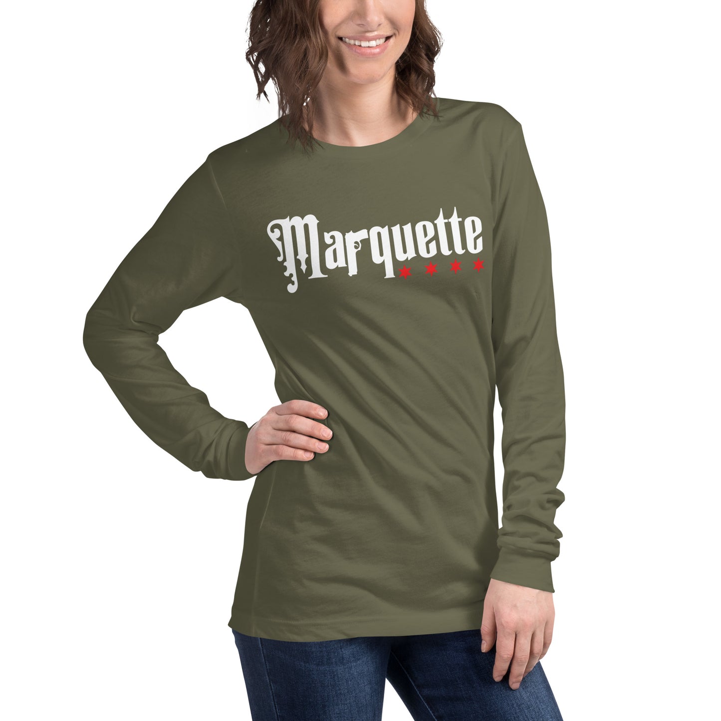 Chicago Police Marquette Ogden District 010 Unisex Long Sleeve Tee | Law Enforcement Apparel