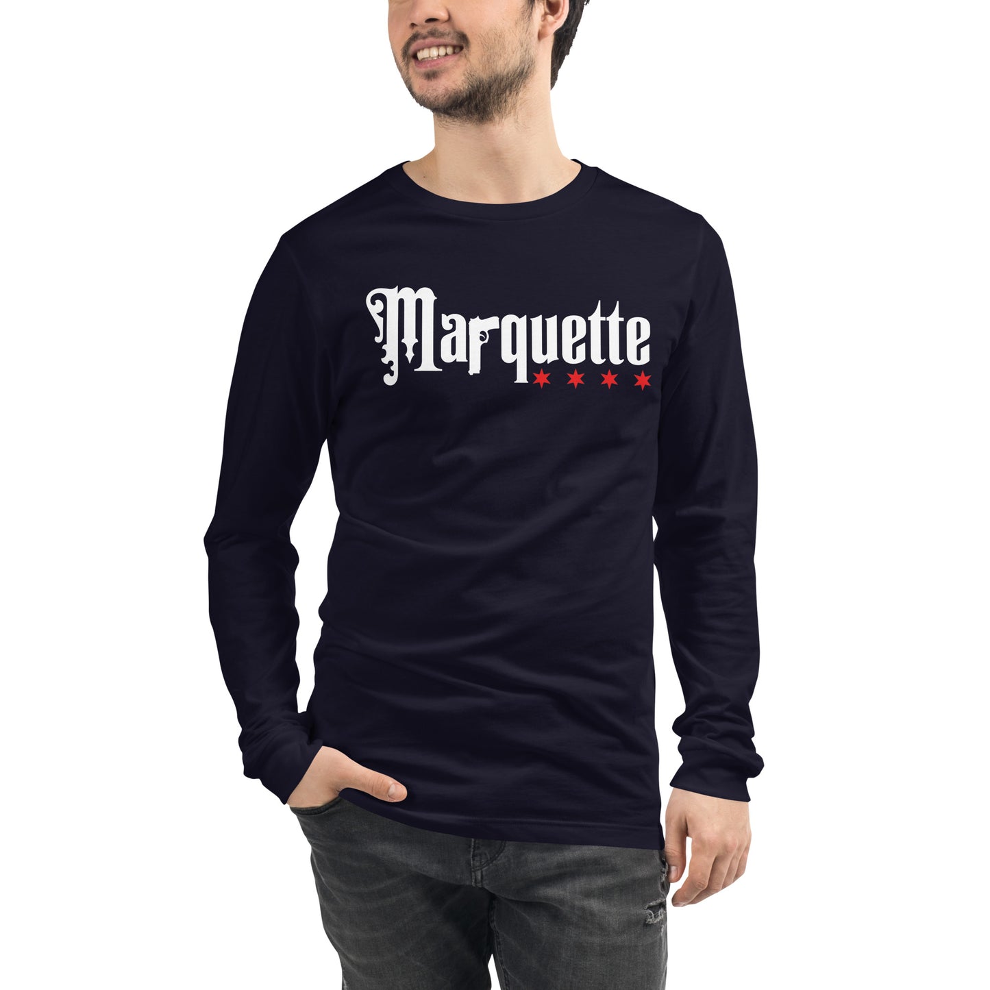 Chicago Police Marquette Ogden District 010 Unisex Long Sleeve Tee | Law Enforcement Apparel