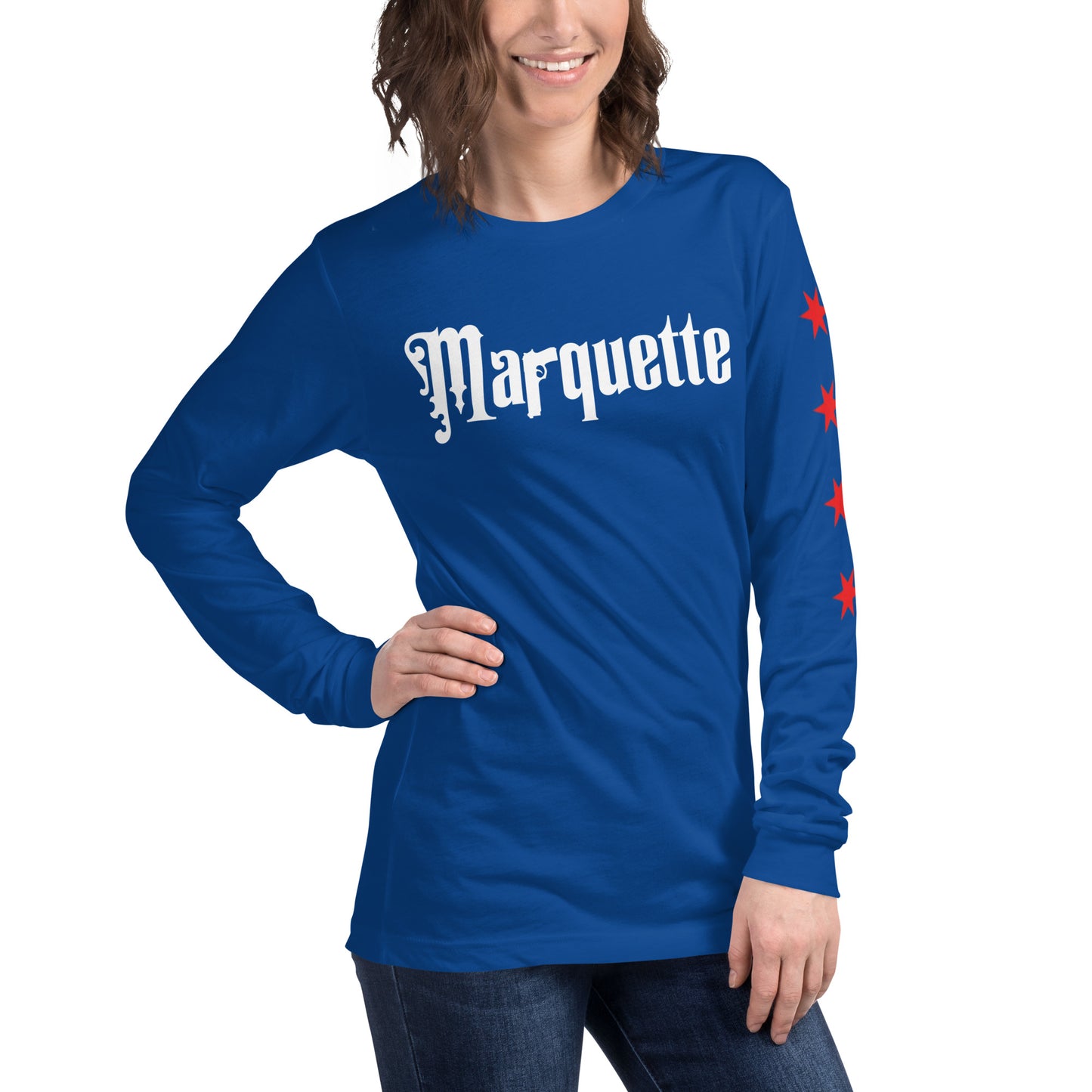 Chicago Police Marquette Ogden District 010 Unisex Long Sleeve Tee | Law Enforcement Apparel