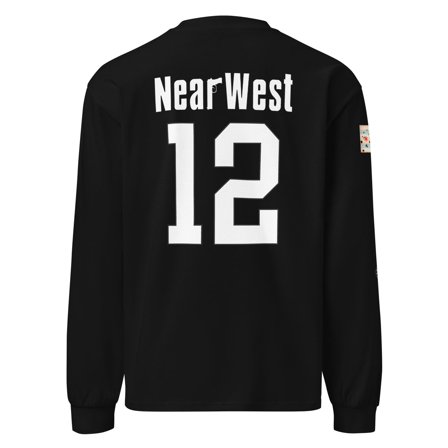 District 012 - Near West: Chicago Police Sopranos Inspired Heavy Weight Long Sleeve T-Shirt by Alpha Wear