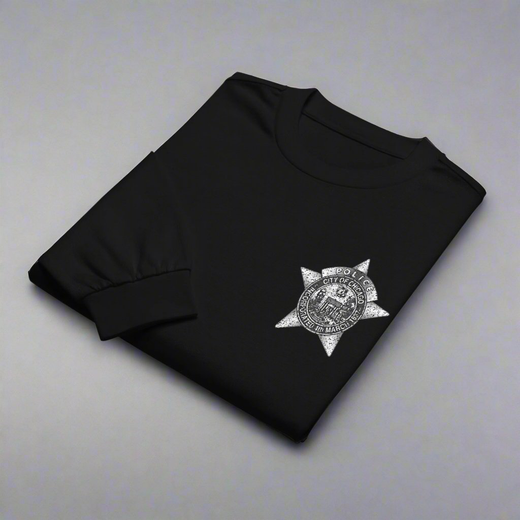 Unit 193 - Chicago Police Department - CPD BCT GID Heavy Weight Long Sleeve T-Shirt (Back Image)