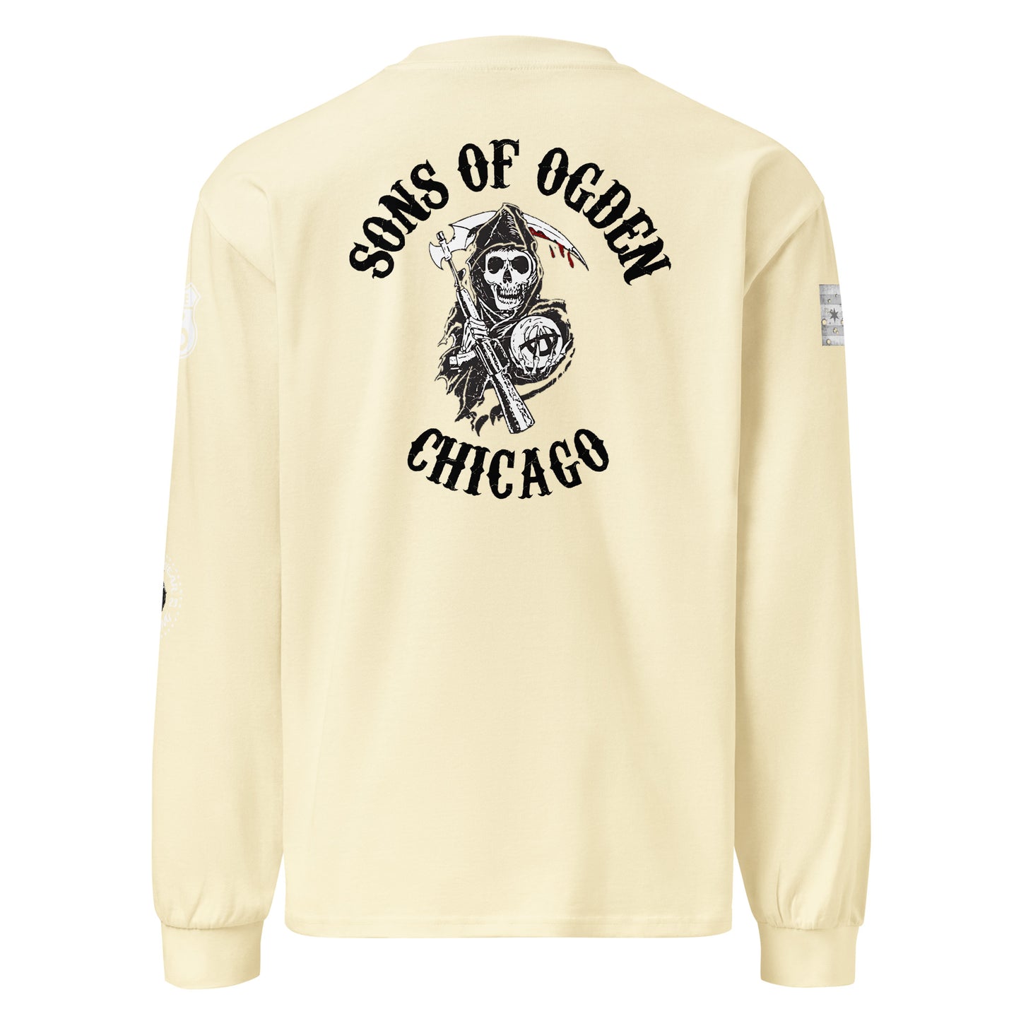 District 010 - Chicago Police "Sons of Ogden” Heavy Weight Long Sleeve T-Shirt by Alpha Wear