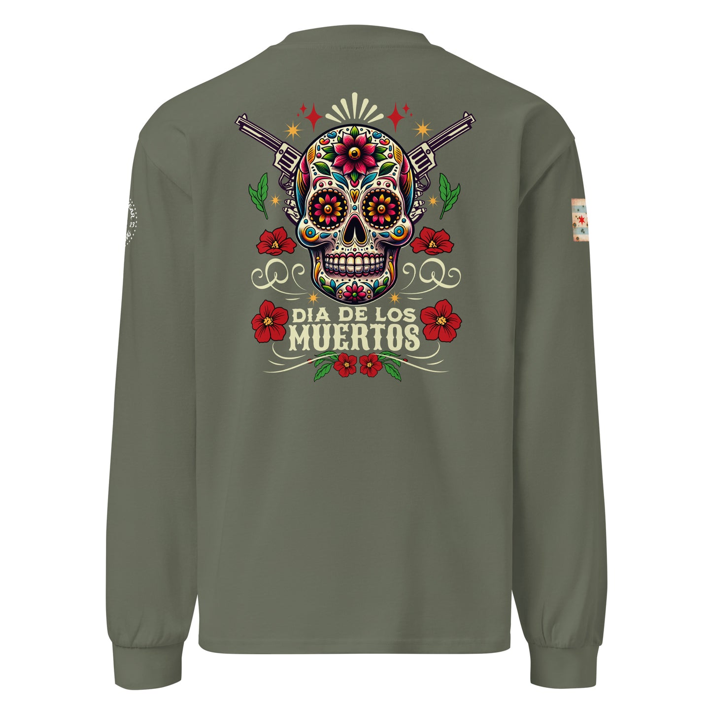 Chicago Police Dia De Los Muertos Light Weight Sweatshirt