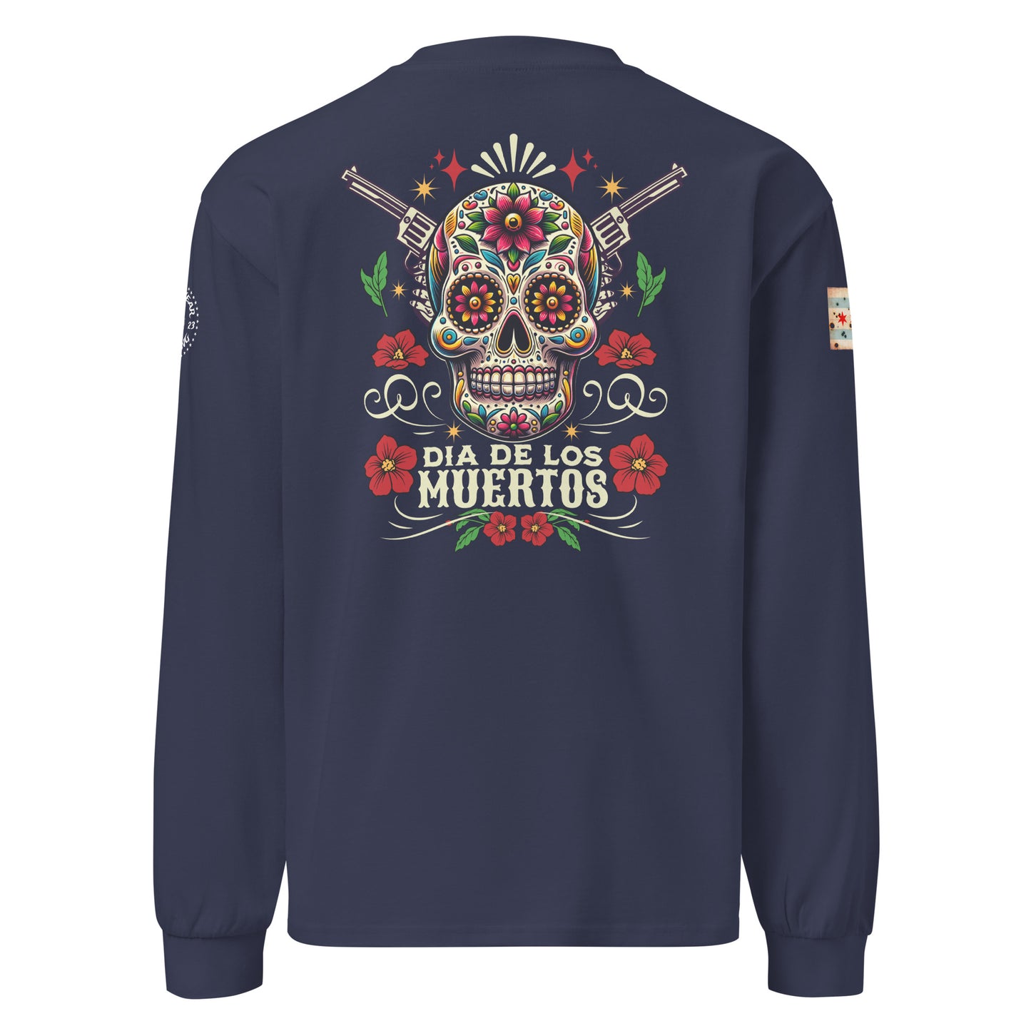 Chicago Police Dia De Los Muertos Light Weight Sweatshirt