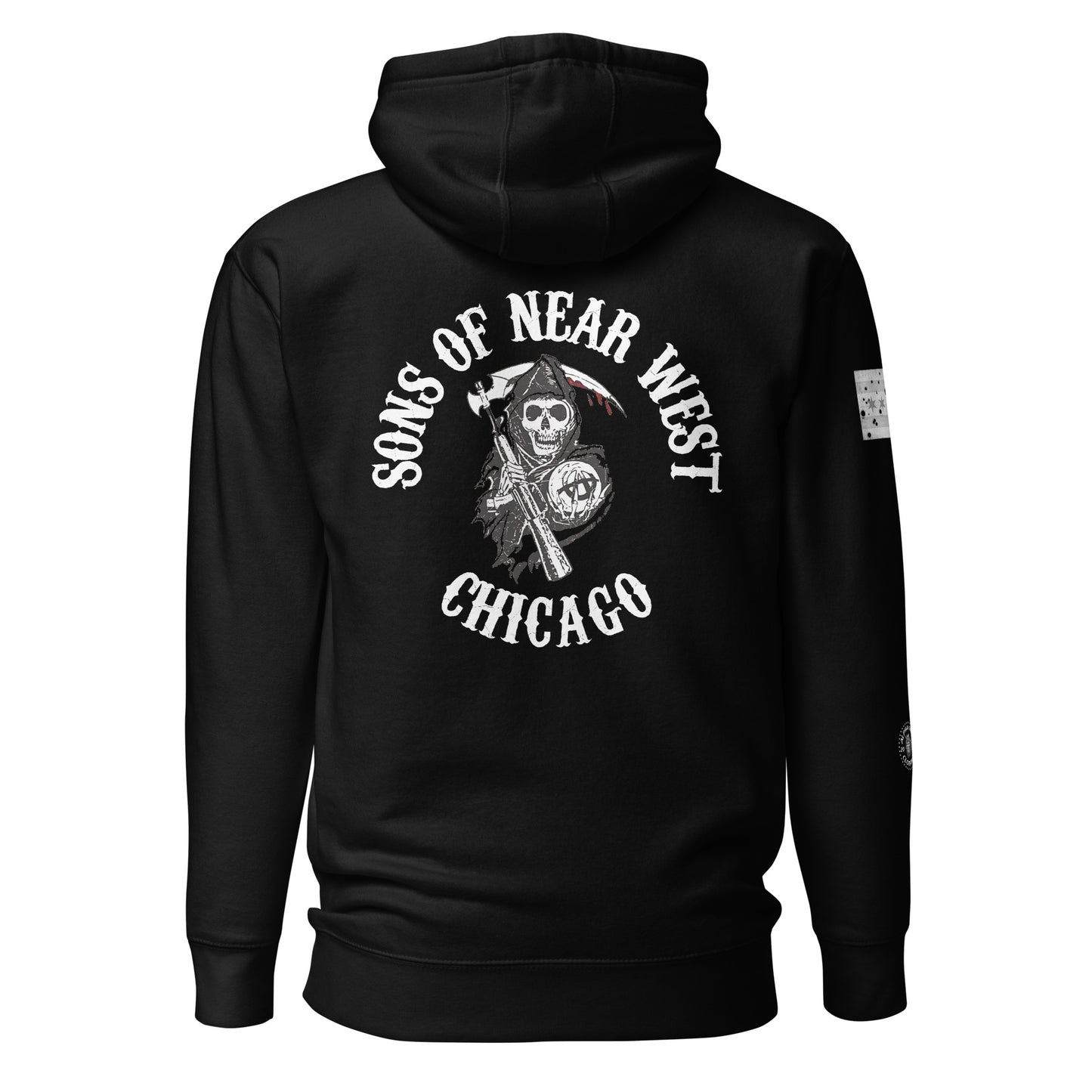 District 012 - Near West: Chicago Police Sons of Anarchy Inspired Hoodie by Alpha Wear