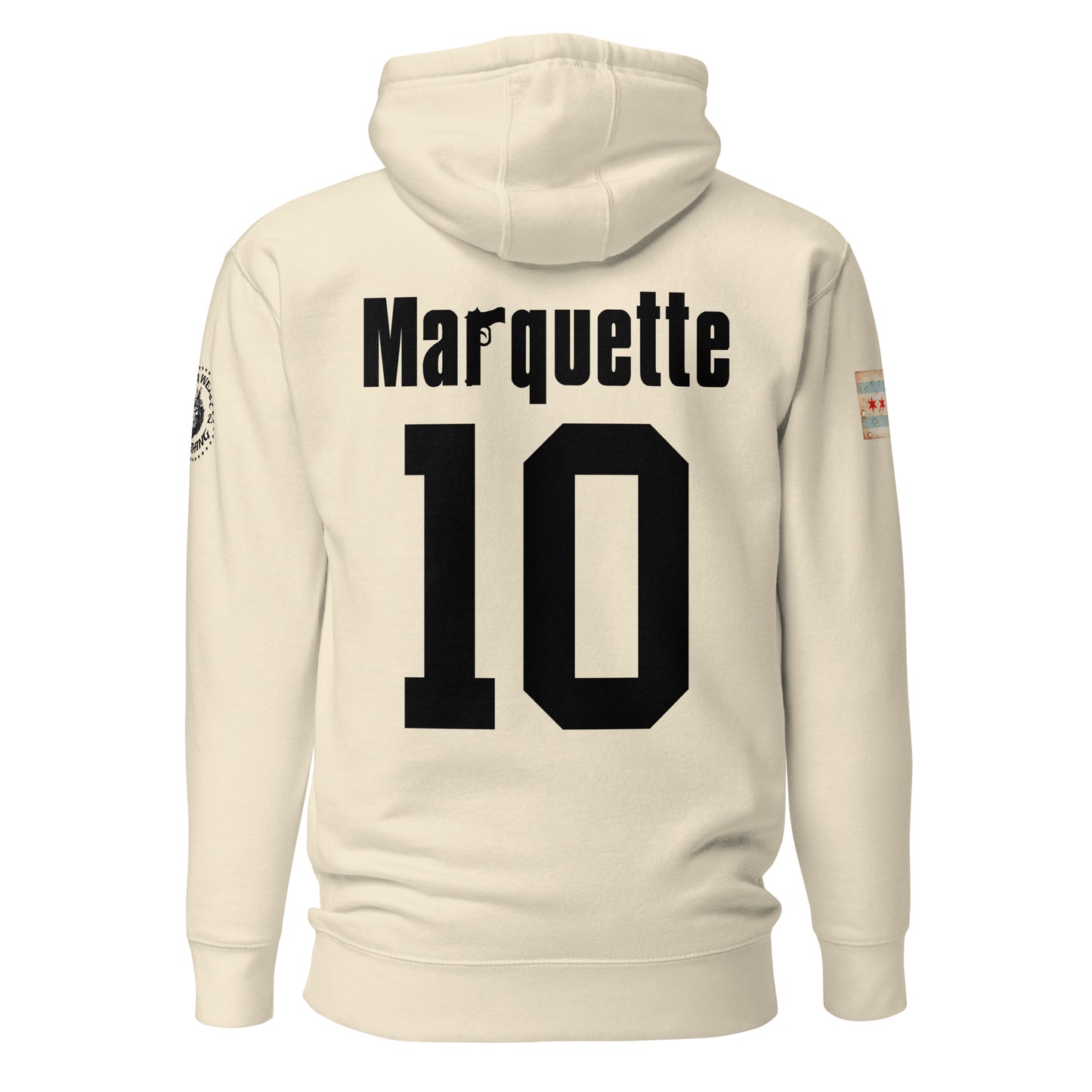 District 010 - Chicago Police 010th District Marquette Sopranos Inspired Hoodie by Alpha Wear