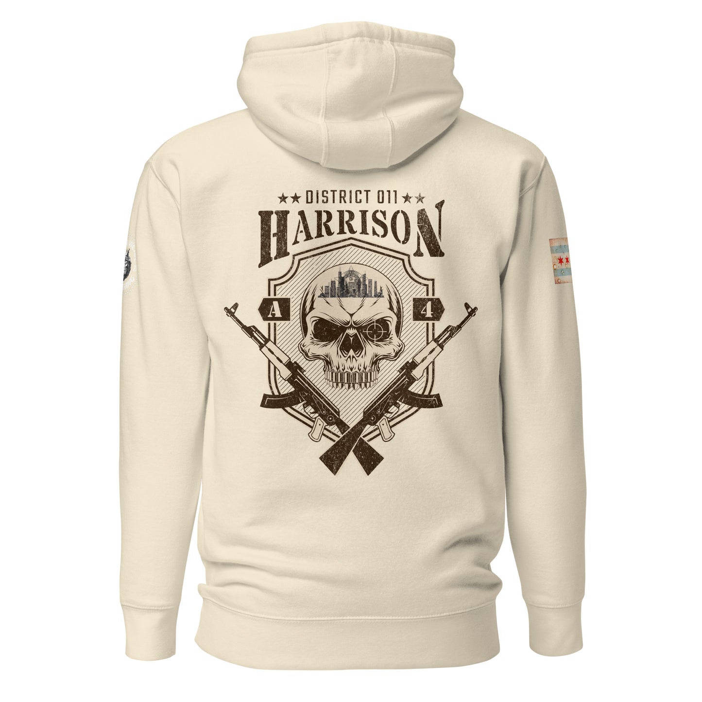 District 011 - Chicago Police 011th District Harrison “Sniper Skull” Hoodie by Alpha Wear