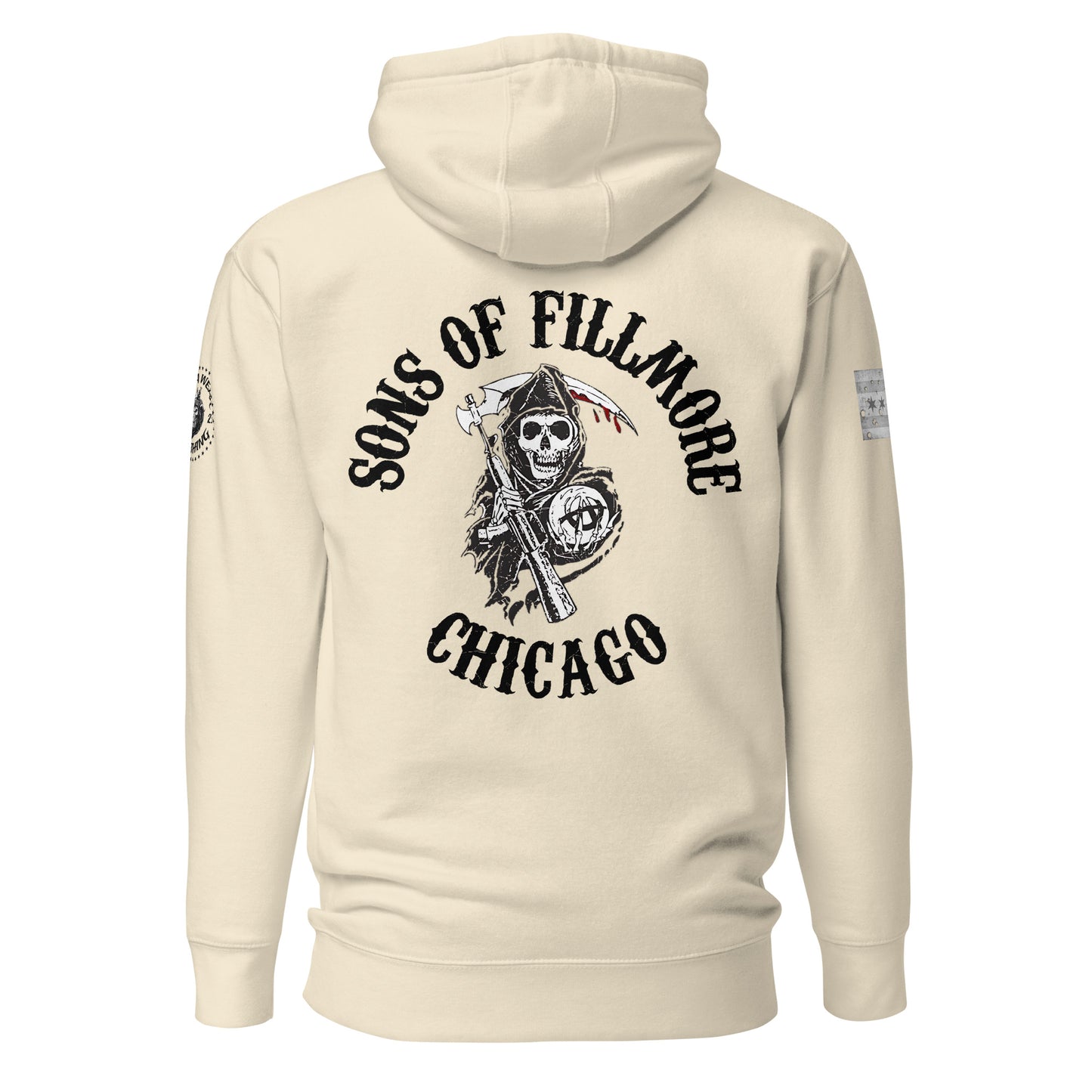 District 011 - Chicago Police 011th District Fillmore Sons of Anarchy Hoodie by Alpha Wear