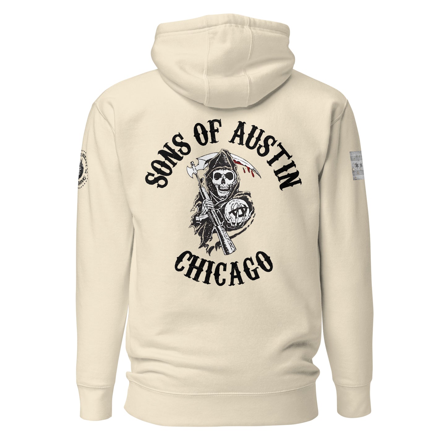 District 015 - Chicago Police 015th District Austin Sons of Anarchy Hoodie by Alpha Wear