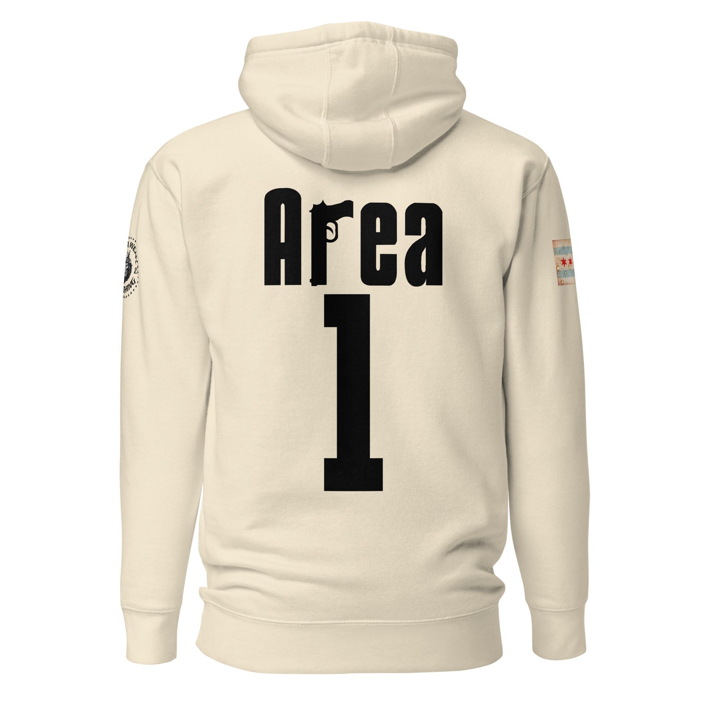 Area 1 - Chicago Police Detective Division Area 1 Sopranos Inspired Hoodie By Alpha Wear