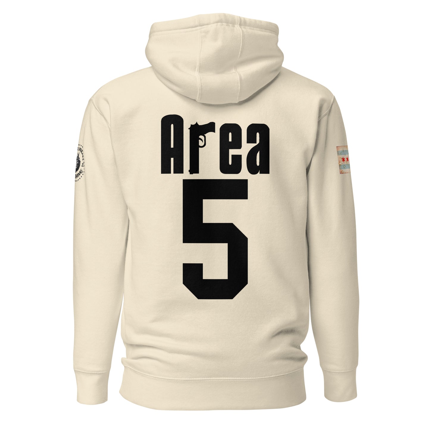 Area 5 - Chicago Police Detective Division Area 5 Sopranos Inspired Hoodie By Alpha Wear