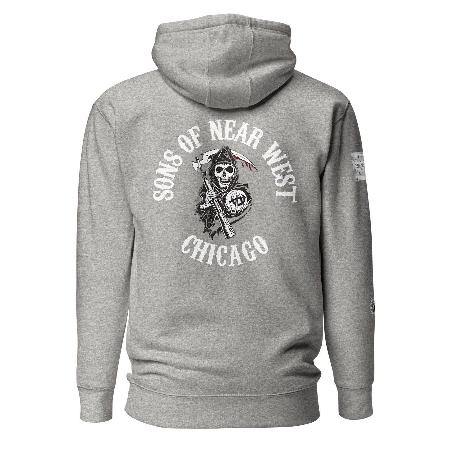 District 012 - Near West: Chicago Police Sons of Anarchy Inspired Hoodie by Alpha Wear