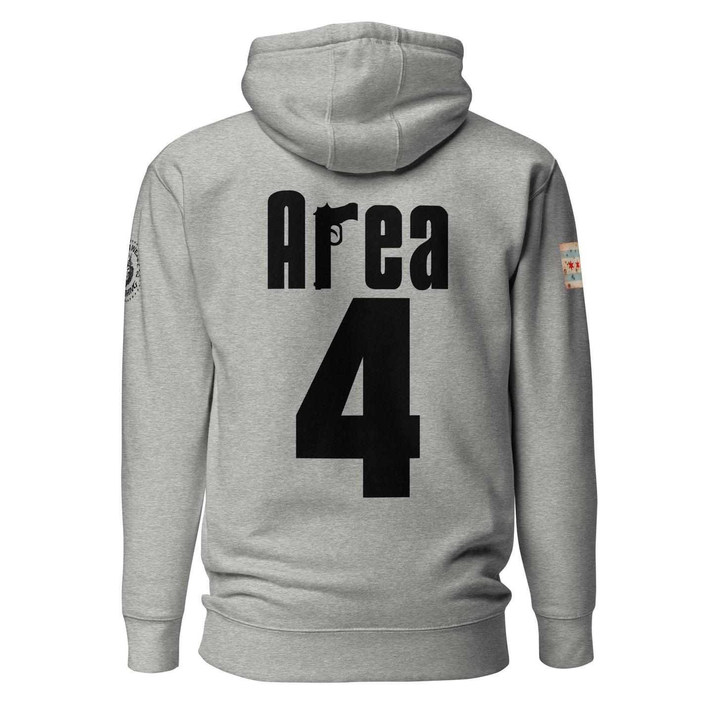 Area 4 - Chicago Police Detective Division Area 4 Sopranos Inspired Hoodie By Alpha Wear