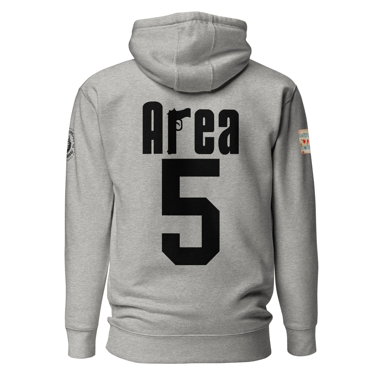 Area 5 - Chicago Police Detective Division Area 5 Sopranos Inspired Hoodie By Alpha Wear