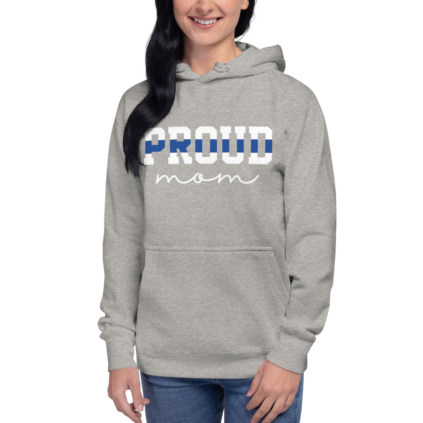 Proud Mom Law Enforcement Hoodie for Mother's Day - Back the Blue