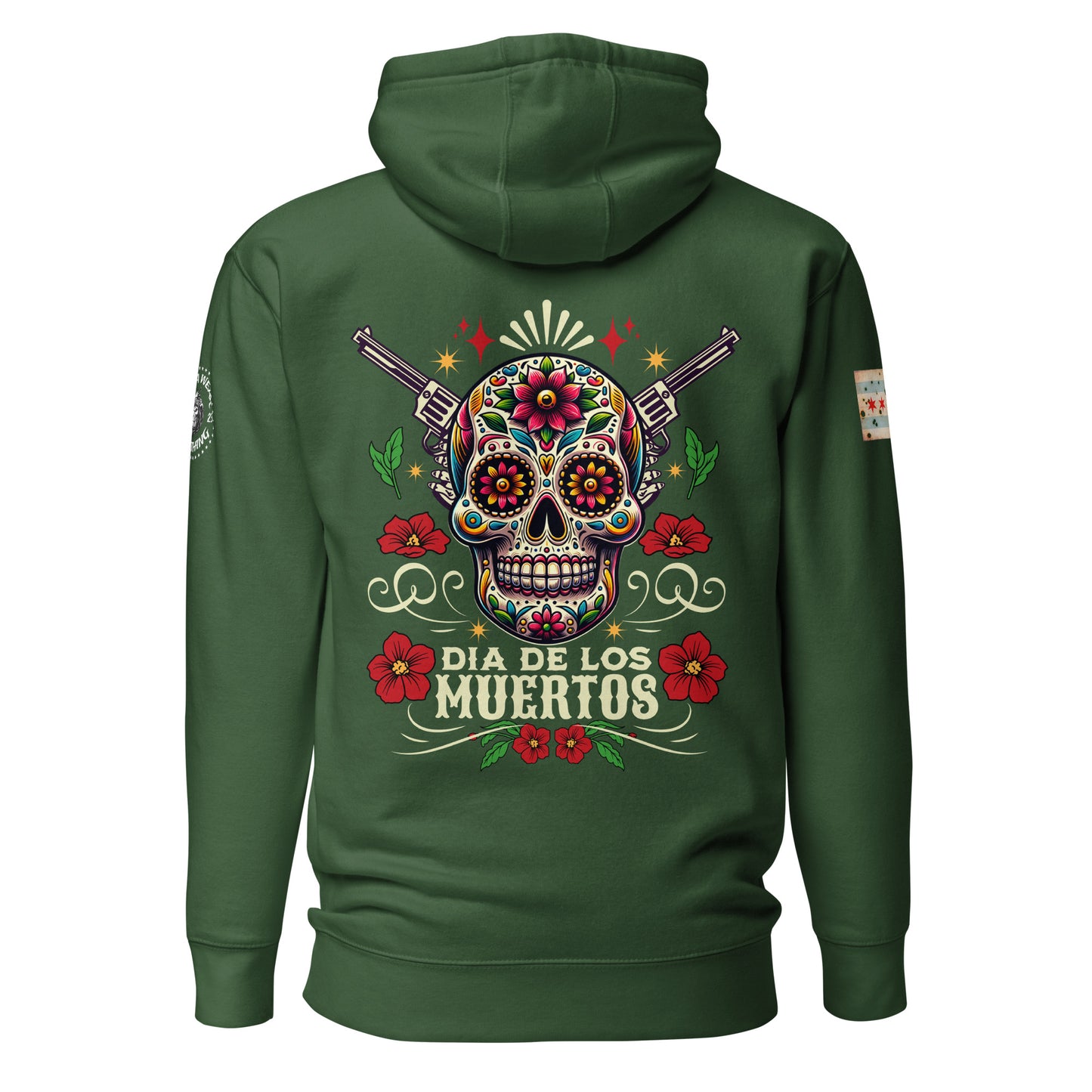 Chicago Police "Dia De Los Muertos" Hoodie by Alpha Wear