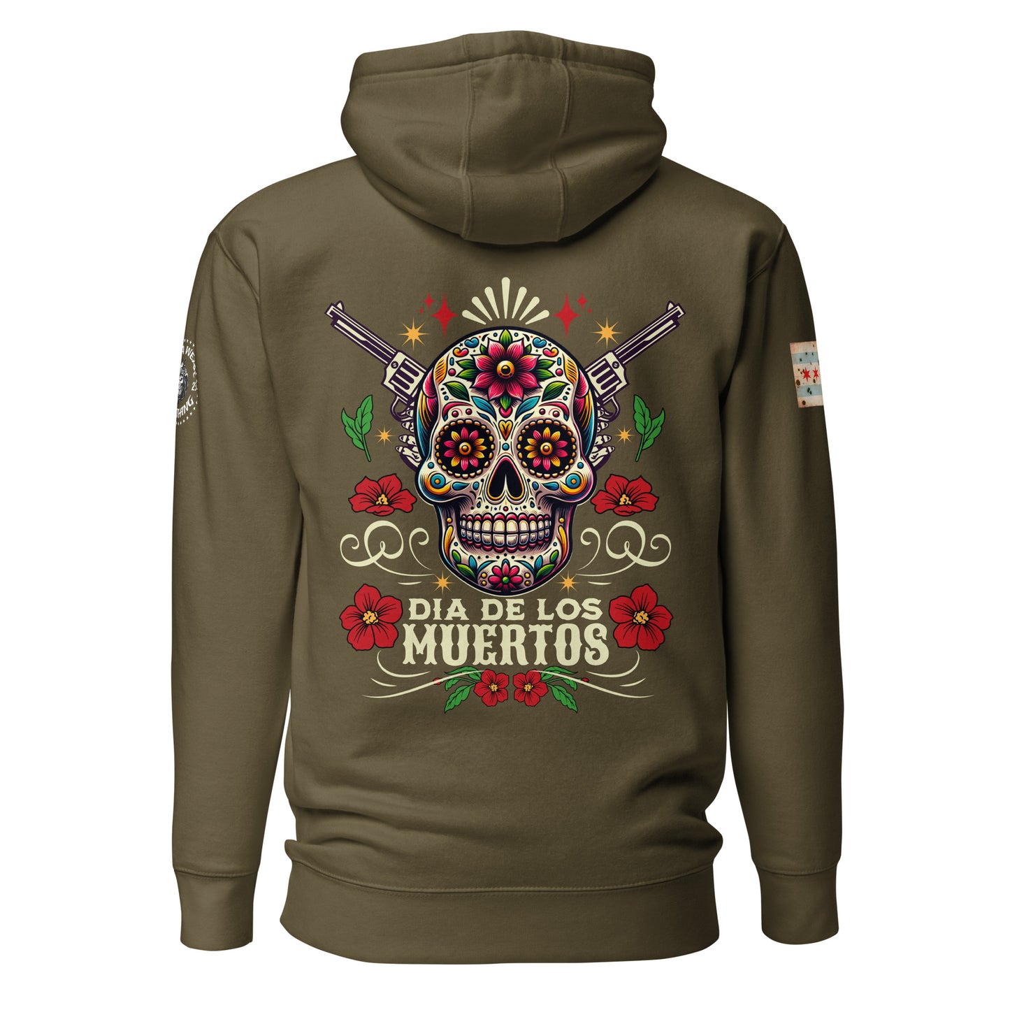 Chicago Police "Dia De Los Muertos" Hoodie by Alpha Wear