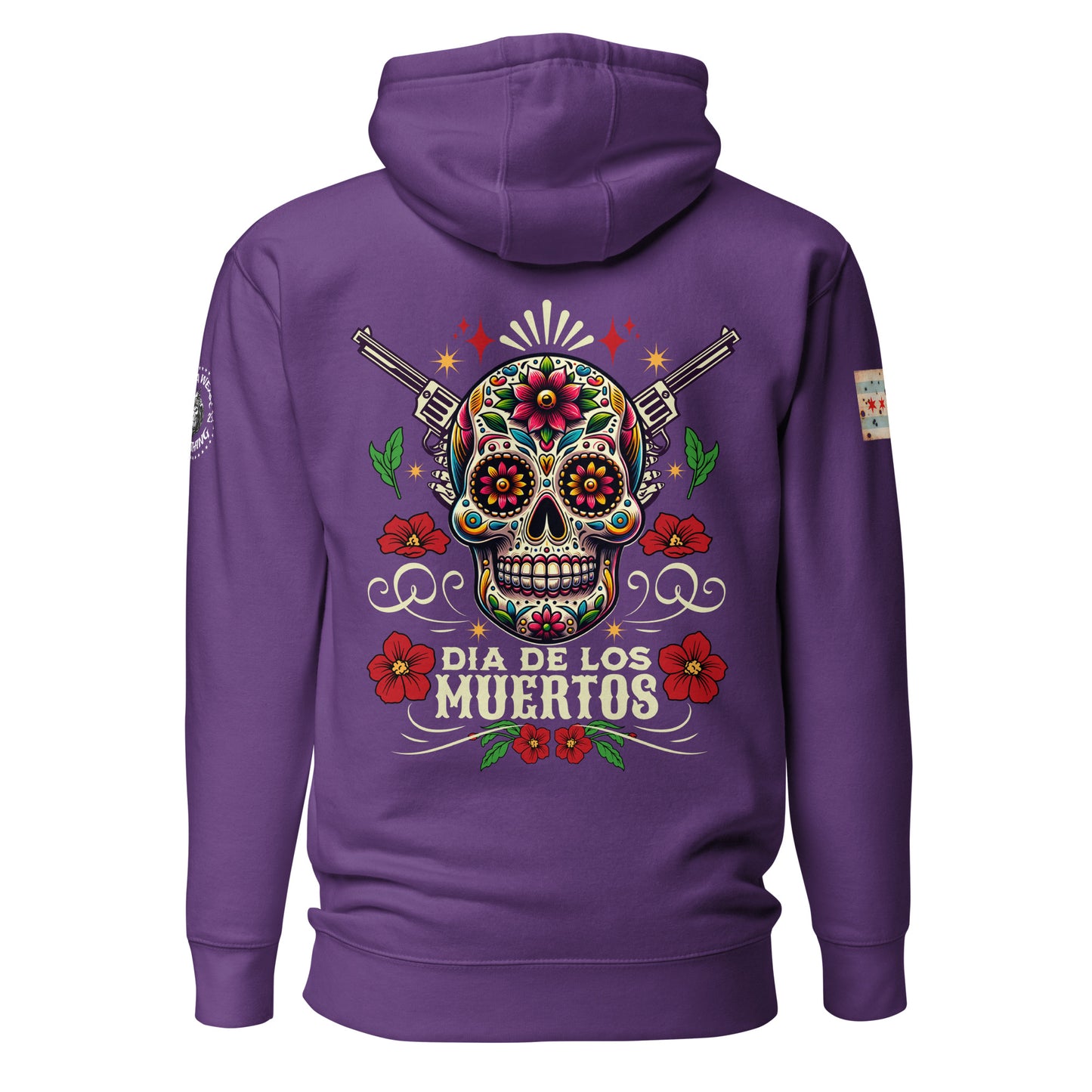 Chicago Police "Dia De Los Muertos" Hoodie by Alpha Wear