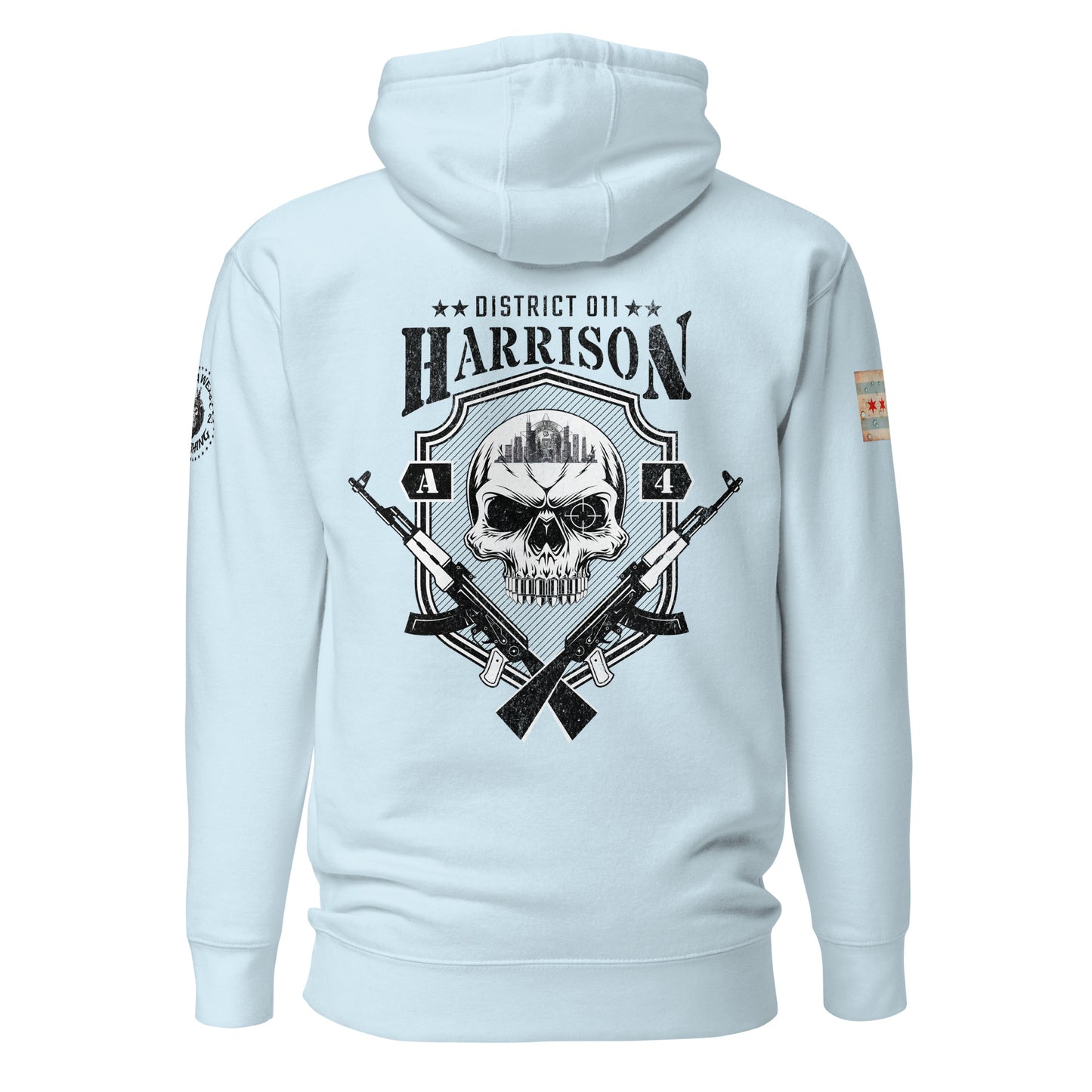 District 011 - Chicago Police 011th District Harrison “Sniper Skull” Hoodie by Alpha Wear