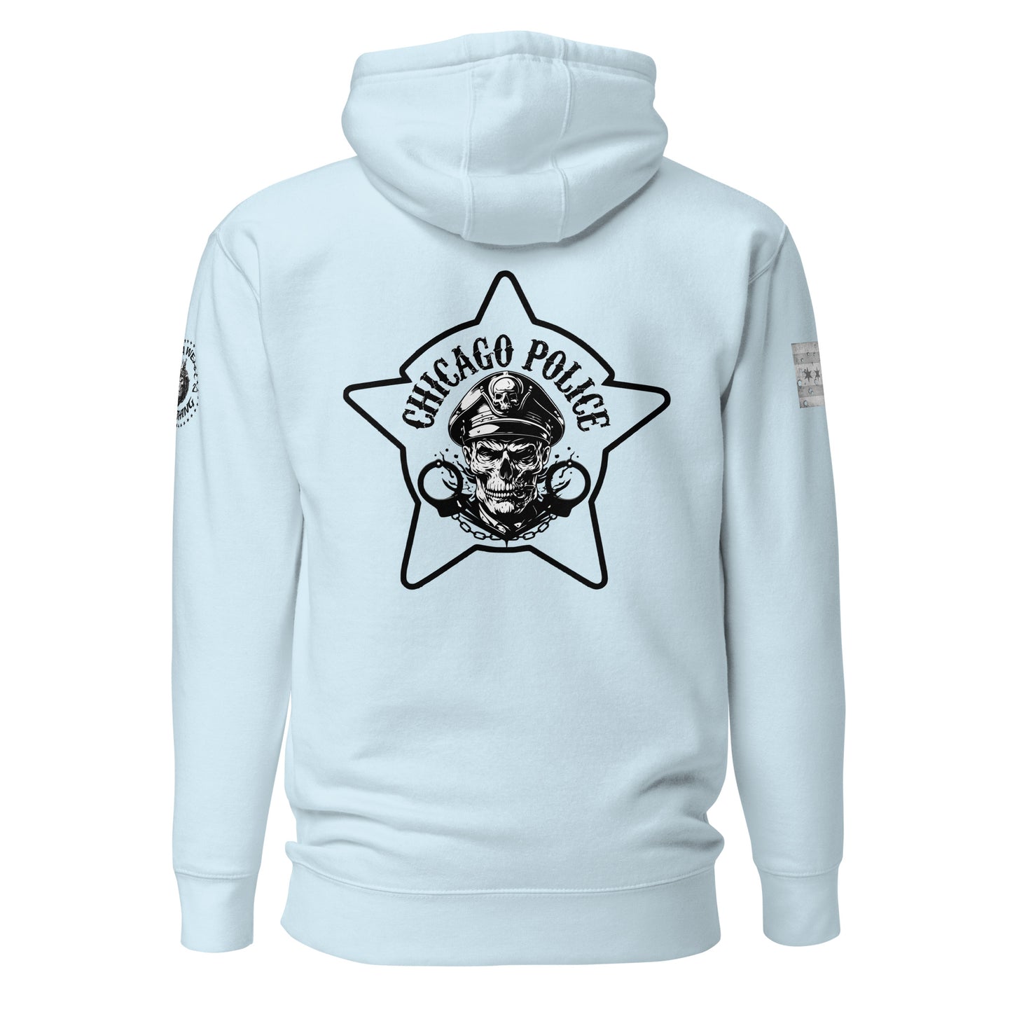 Chicago Police Biker Inspired Hoodie by Alpha Wear