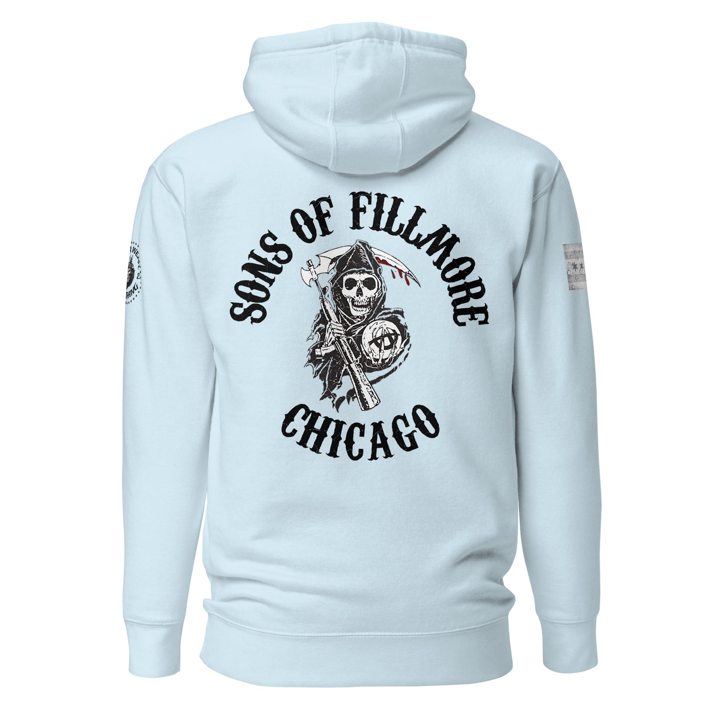 District 011 - Chicago Police 011th District Fillmore Sons of Anarchy Hoodie by Alpha Wear