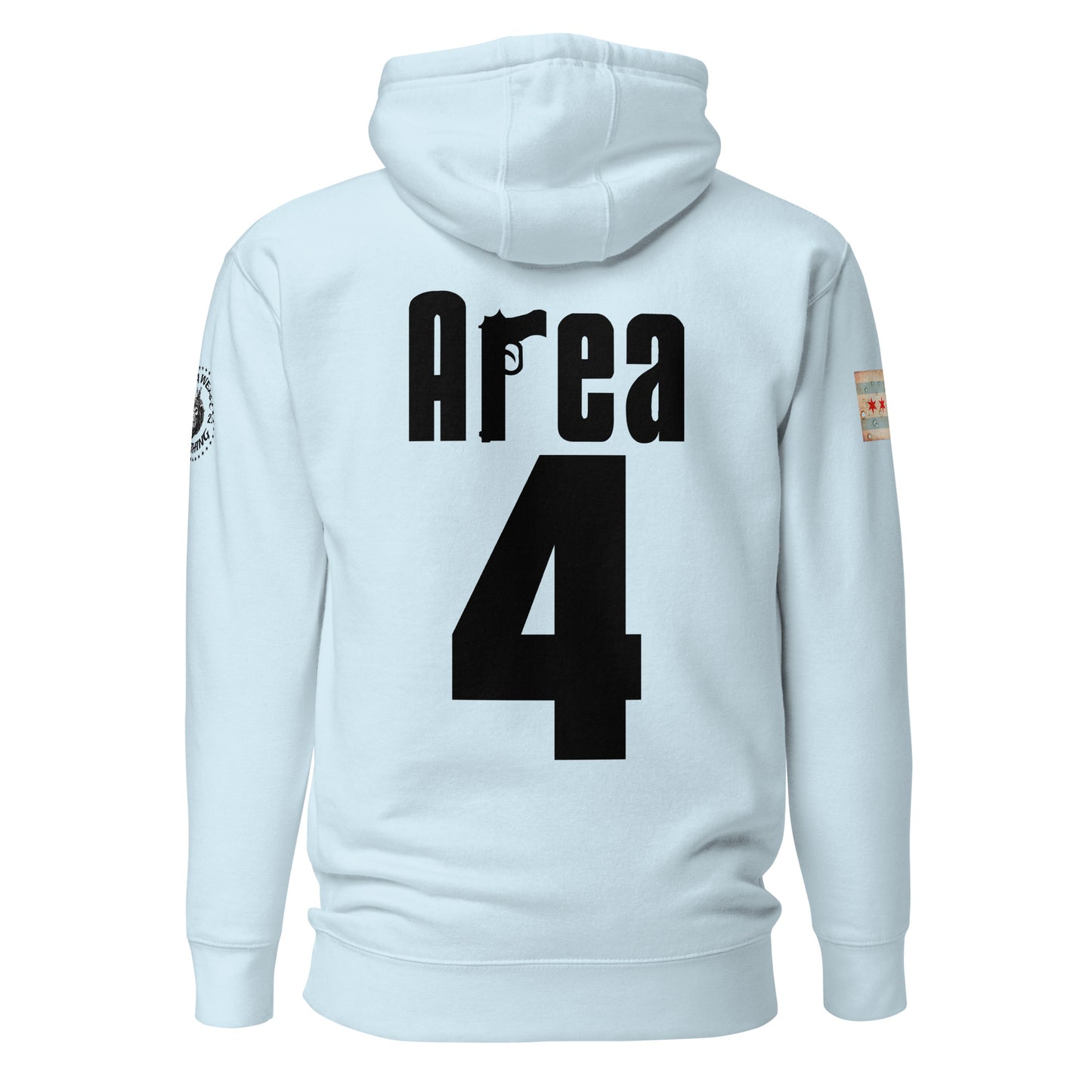 Area 4 - Chicago Police Detective Division Area 4 Sopranos Inspired Hoodie By Alpha Wear