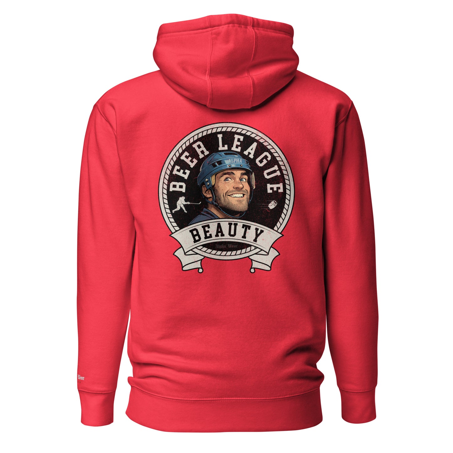 "Beer League Beauty" Hoodie by Alpha Hockey Club