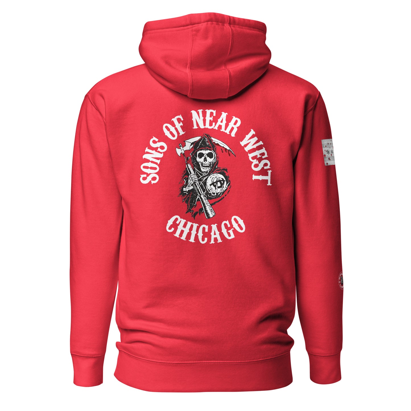 District 012 - Near West: Chicago Police Sons of Anarchy Inspired Hoodie by Alpha Wear