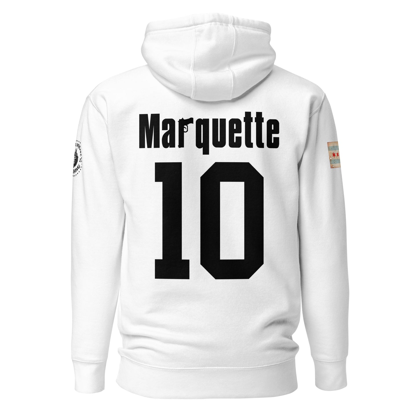 District 010 - Chicago Police 010th District Marquette Sopranos Inspired Hoodie by Alpha Wear