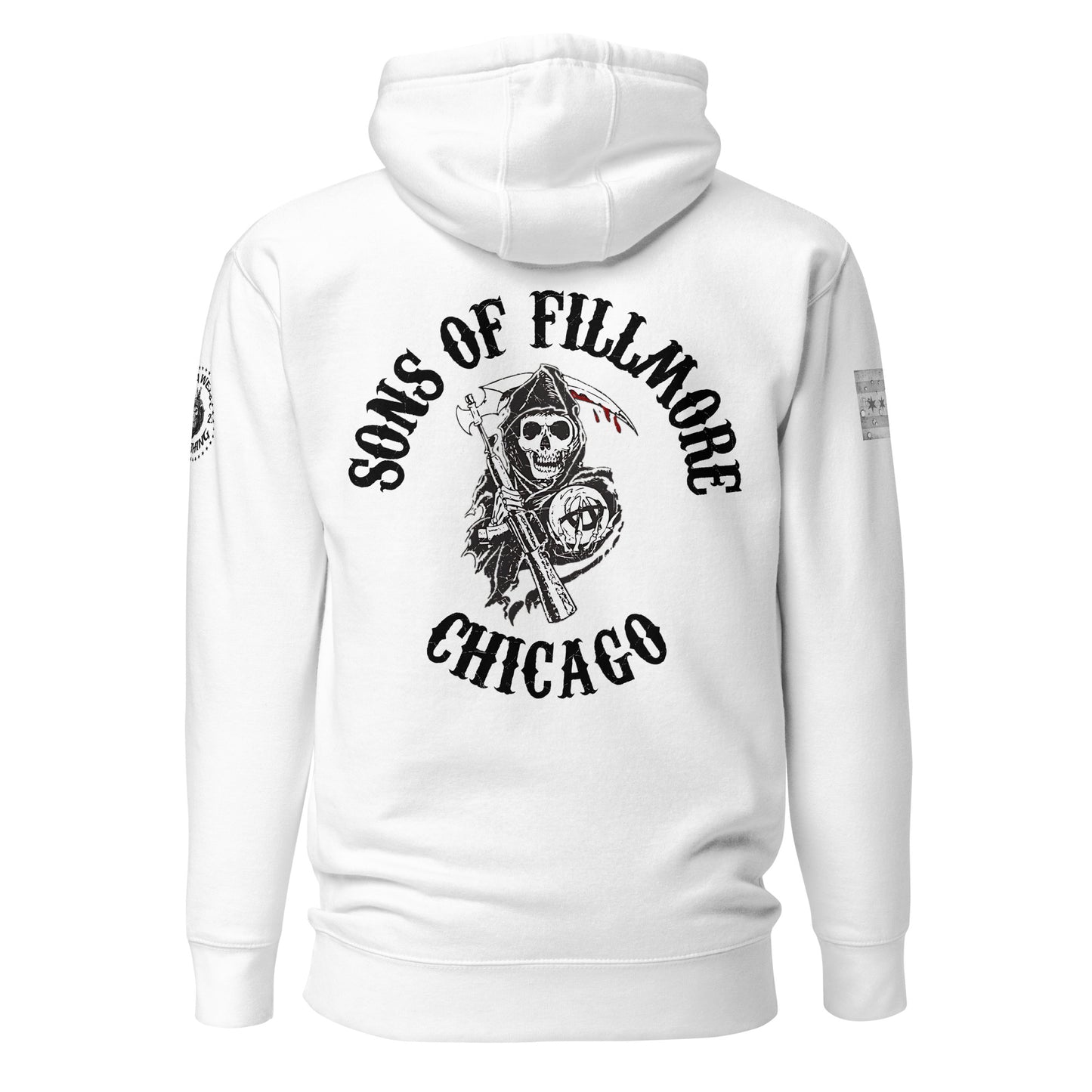 District 011 - Chicago Police 011th District Fillmore Sons of Anarchy Hoodie by Alpha Wear