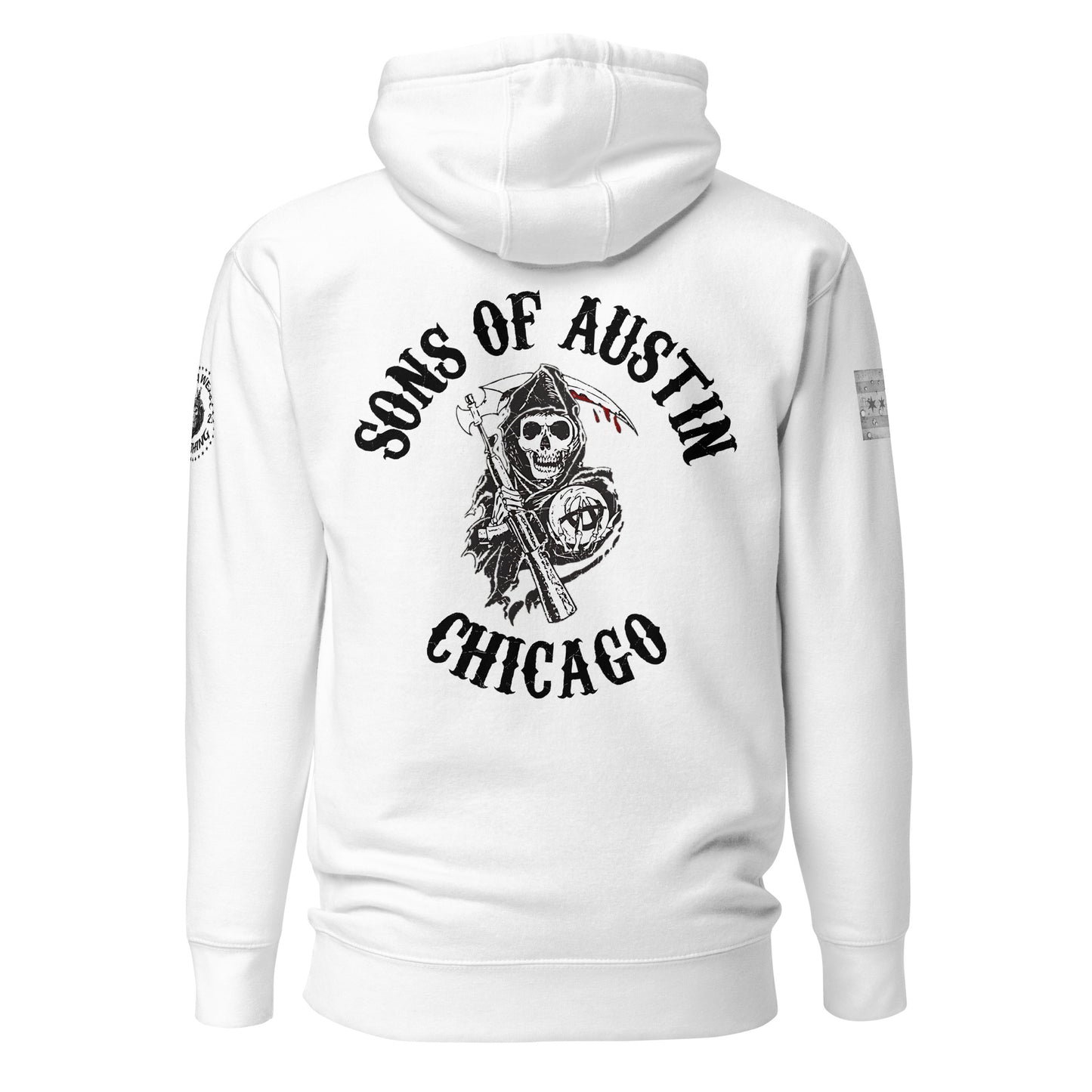 District 015 - Chicago Police 015th District Austin Sons of Anarchy Hoodie by Alpha Wear