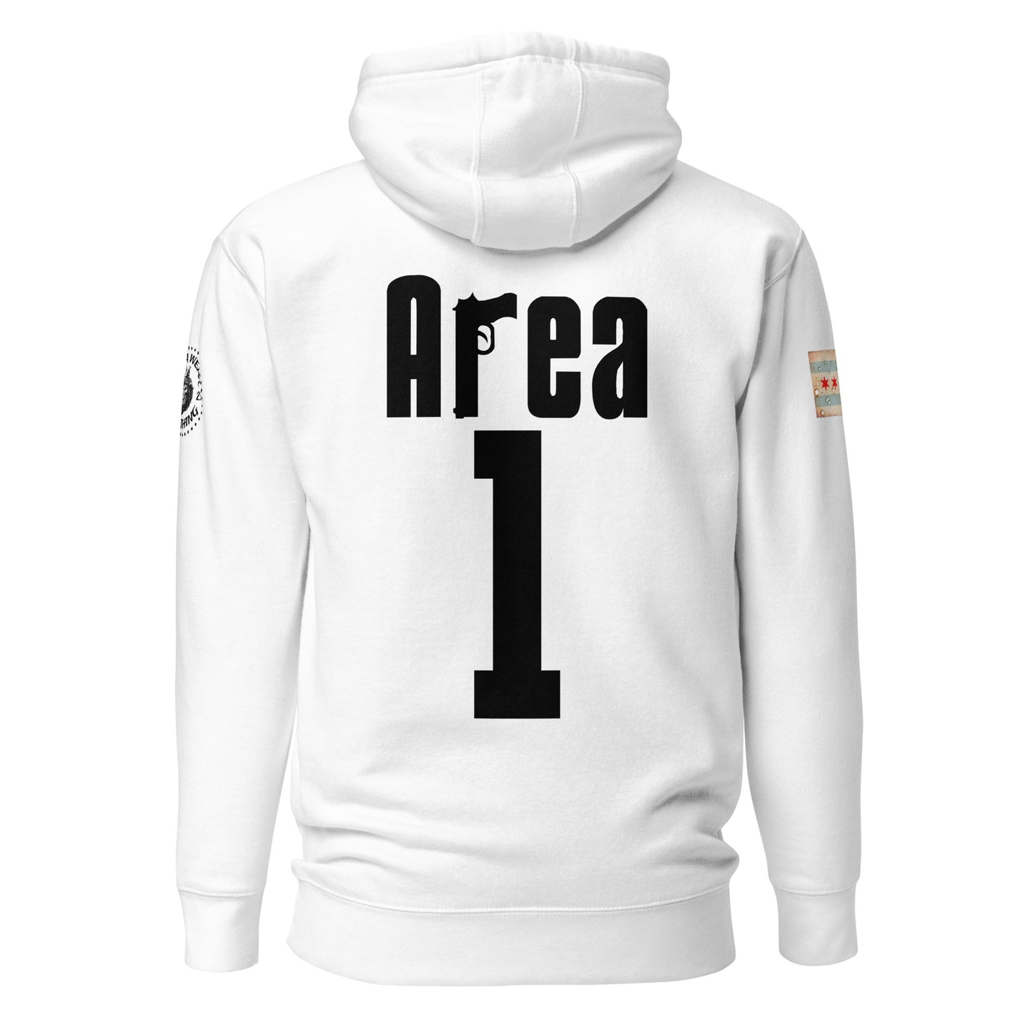 Area 1 - Chicago Police Detective Division Area 1 Sopranos Inspired Hoodie By Alpha Wear