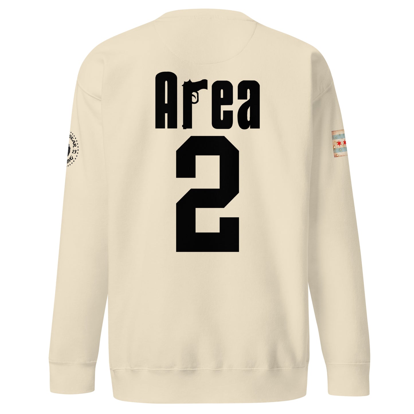 Area 2 - Chicago Police Detective Division Area 2 Sopranos Inspired Crewneck Sweatshirt By Alpha Wear