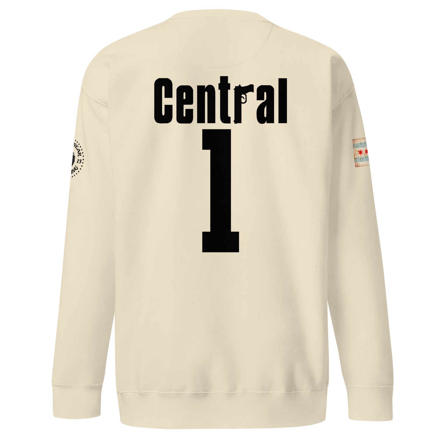 District 001 - Chicago Police 001st District Central Sopranos Inspired Noodie Crewneck Sweatshirt by Alpha Wear