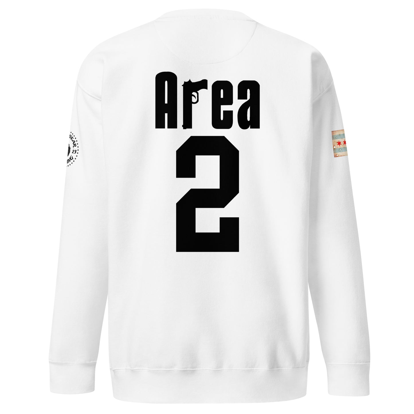 Area 2 - Chicago Police Detective Division Area 2 Sopranos Inspired Crewneck Sweatshirt By Alpha Wear