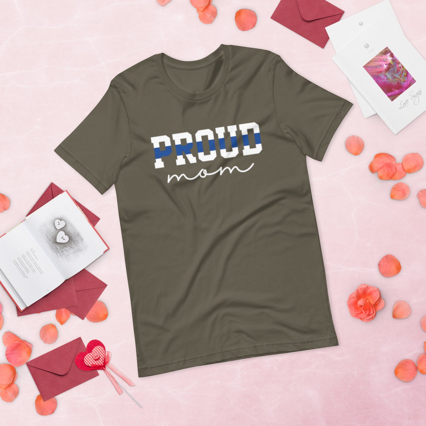 Police ‘Proud Mom’ Mother's Day Tee: Wear Your Support with Pride!