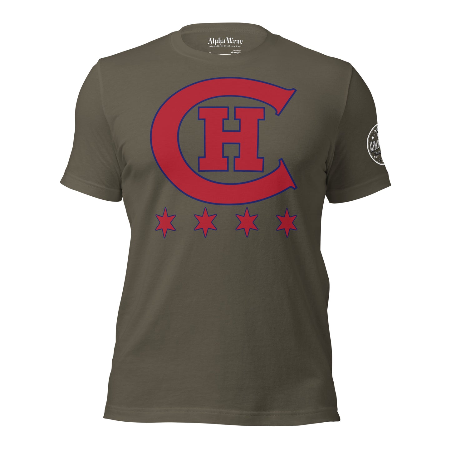 Chicago Hockey Club Old Time Hockey Customizable T-Shirt by Alpha Hockey Club