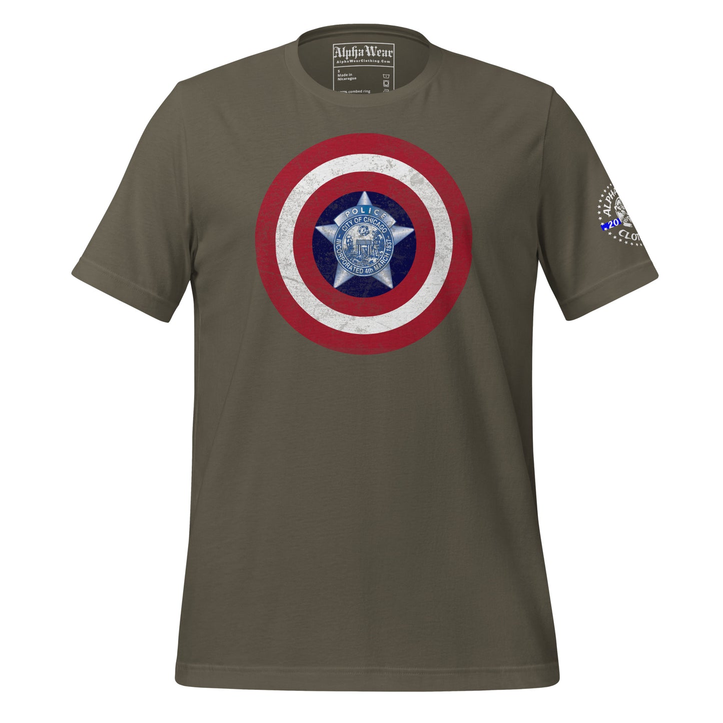 The Chicago Police Captain America T-Shirt