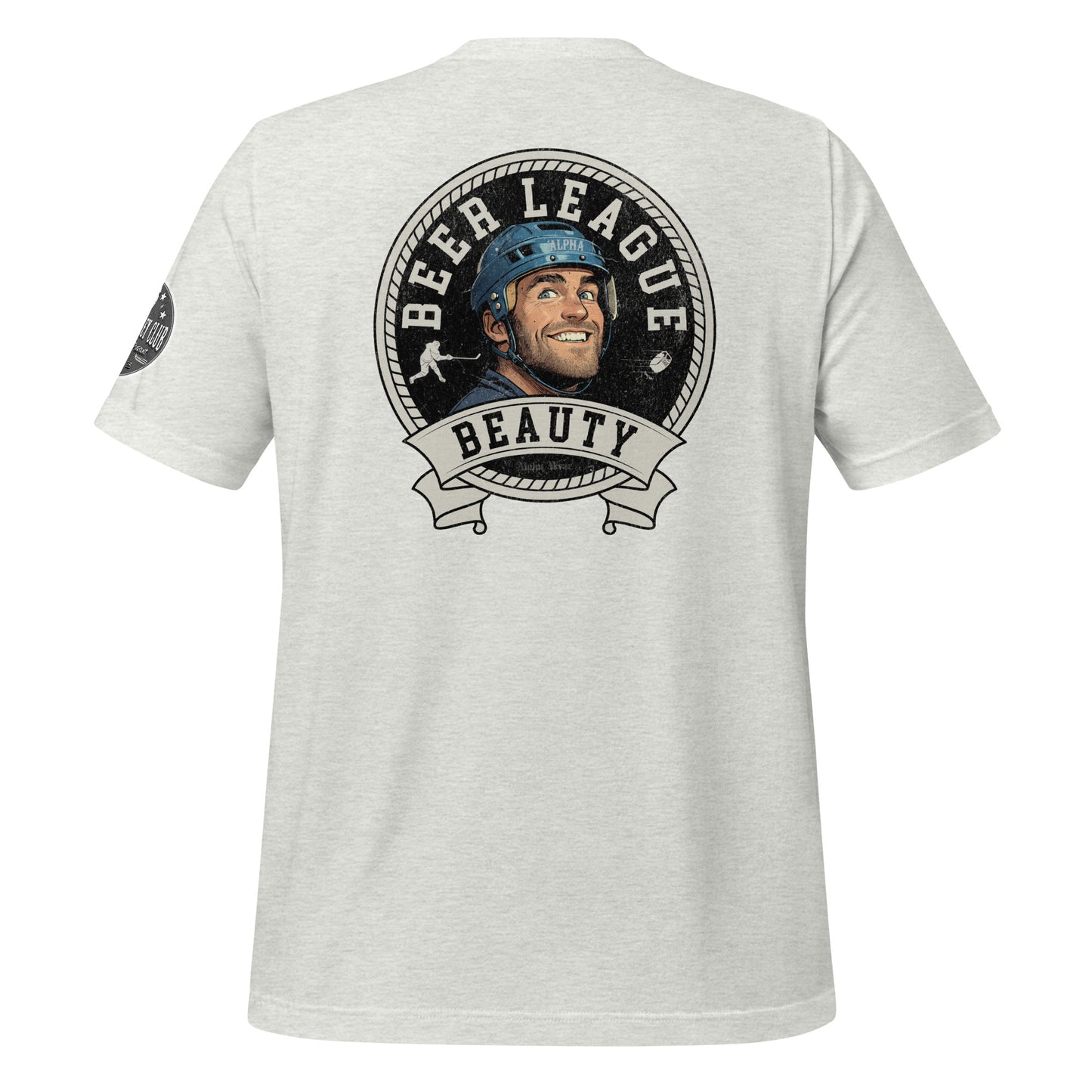 "Beer League Beauty" T-Shirt by Alpha Hockey Club