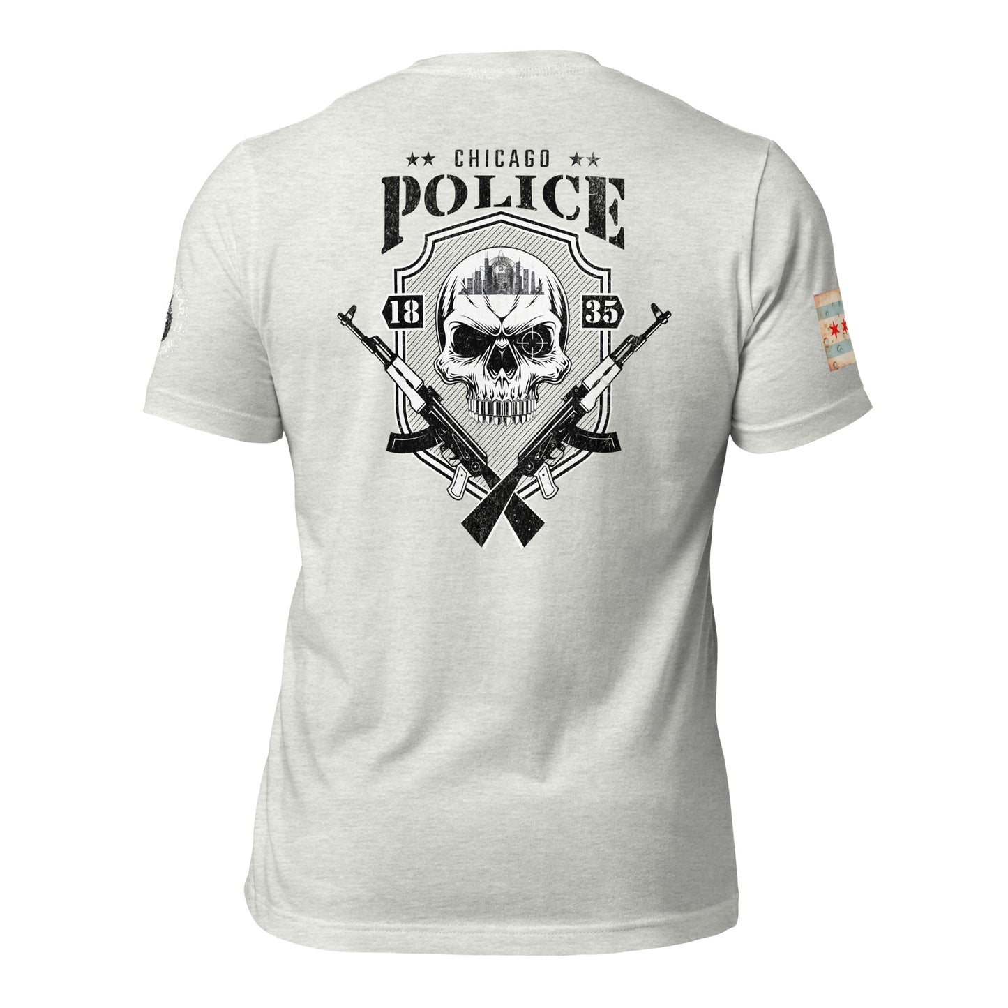 “Sniper Skull” Chicago Police T-Shirt by Alpha Wear