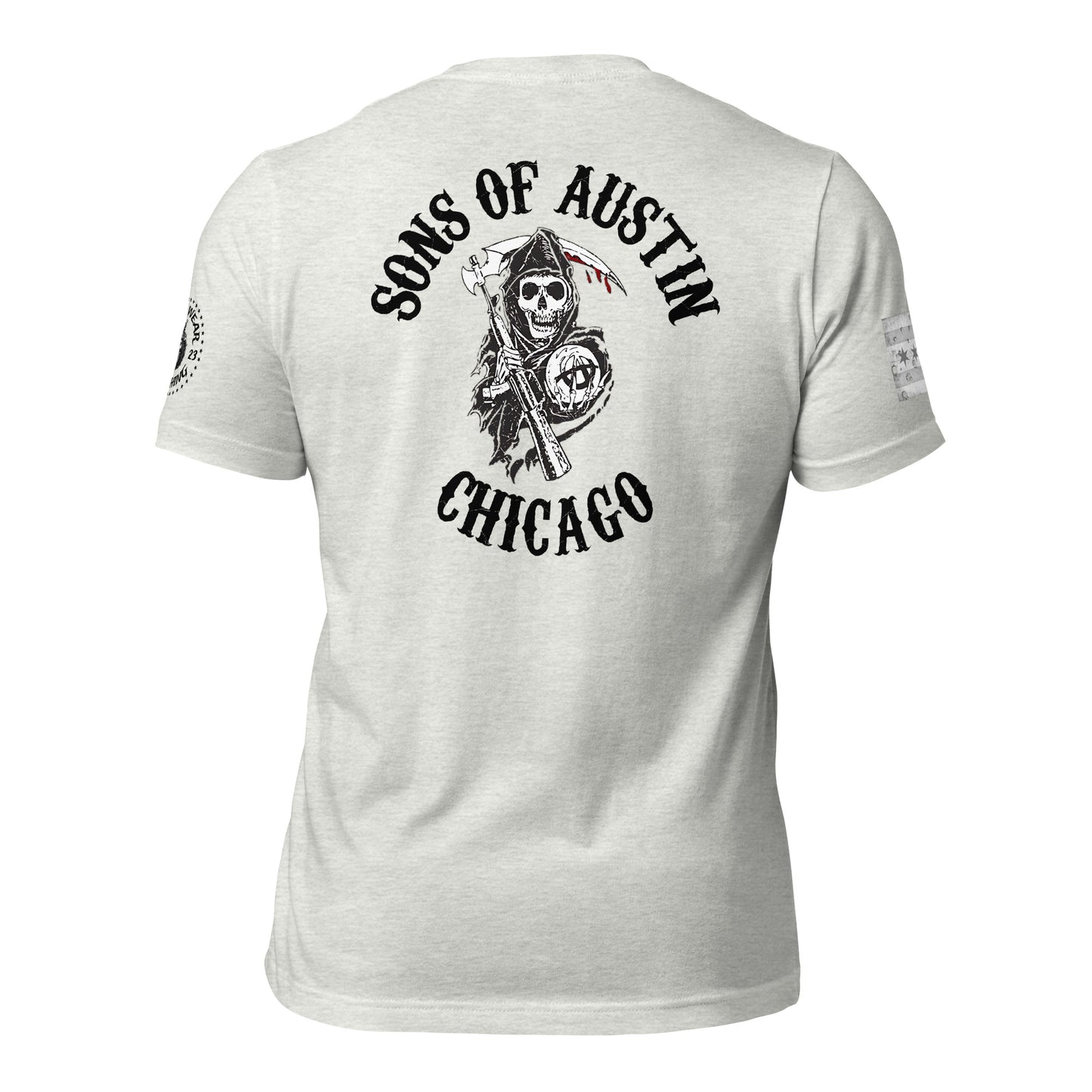 District 015 - Chicago Police 015th District Austin Sons of Anarchy T-Shirt by Alpha Wear