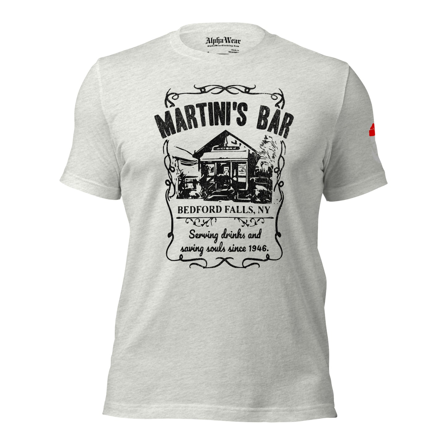 It’s A Wonderful Life “Martini’s Bar” Christmas Holiday T-Shirt