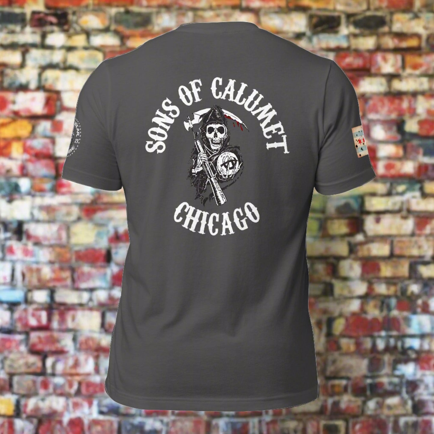 District 005 - Calumet: Chicago Police Sons of Anarchy Inspired Tee Shirt