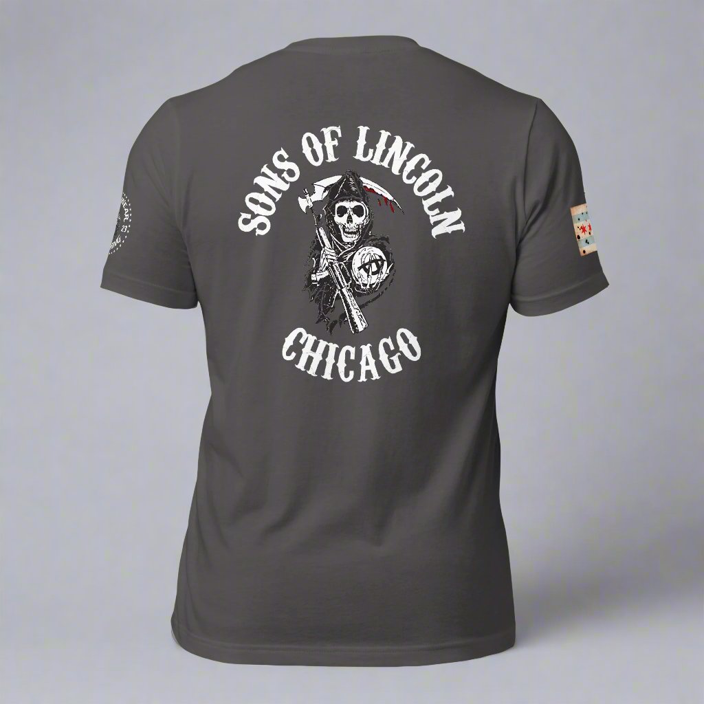 District 020 - Lincoln: Chicago Police Sons of Anarchy Inspired Tee Shirt