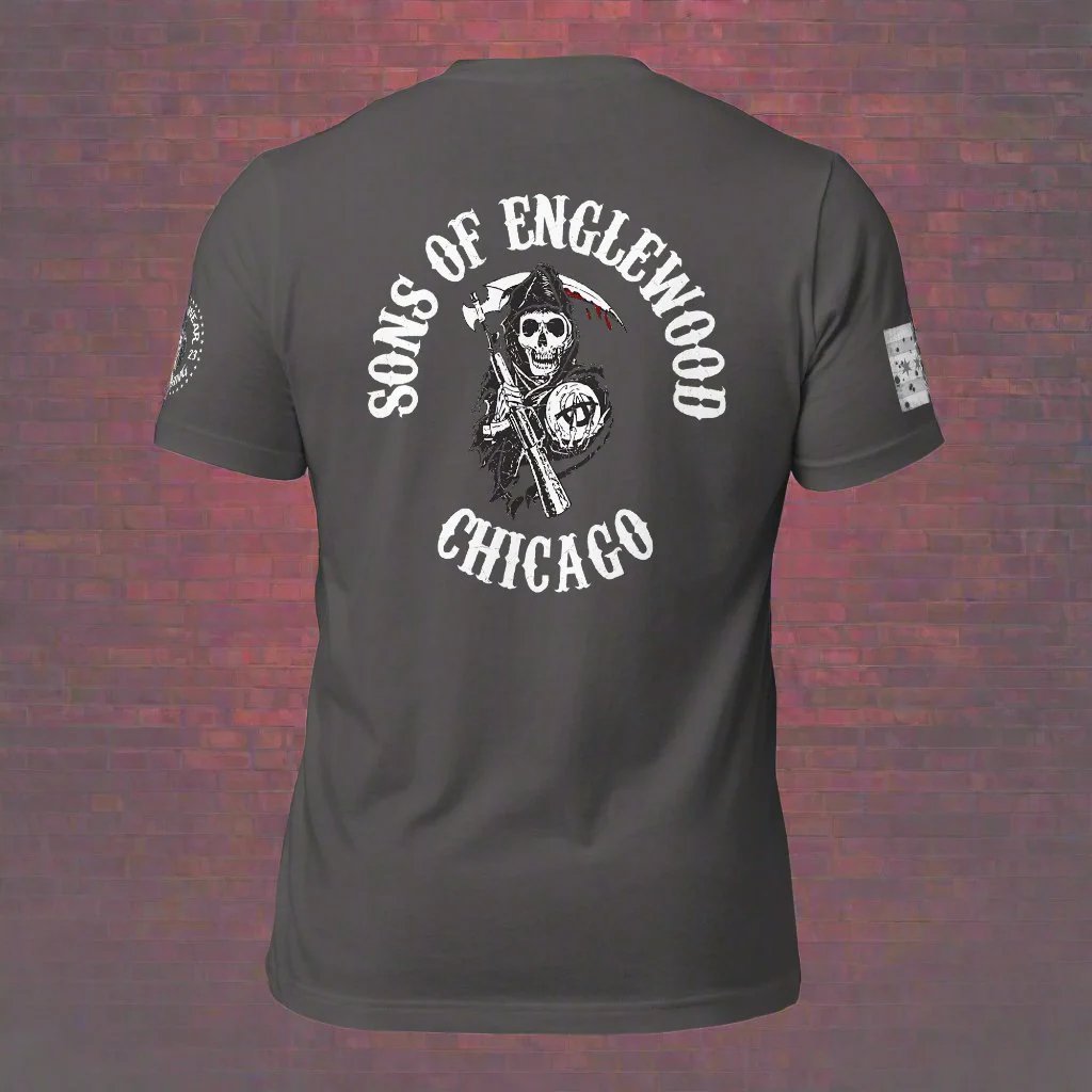 District 007 - Englewood: Chicago Police Sons of Anarchy Inspired T-Shirt