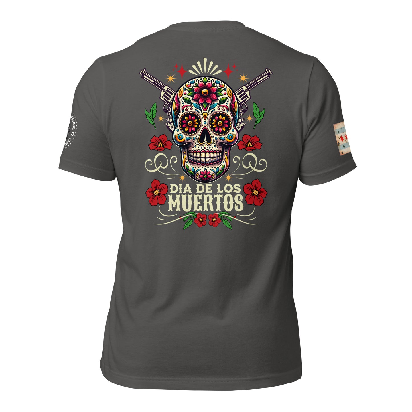 Chicago Police "Dia De Los Muertos" T-Shirt by Alpha Wear