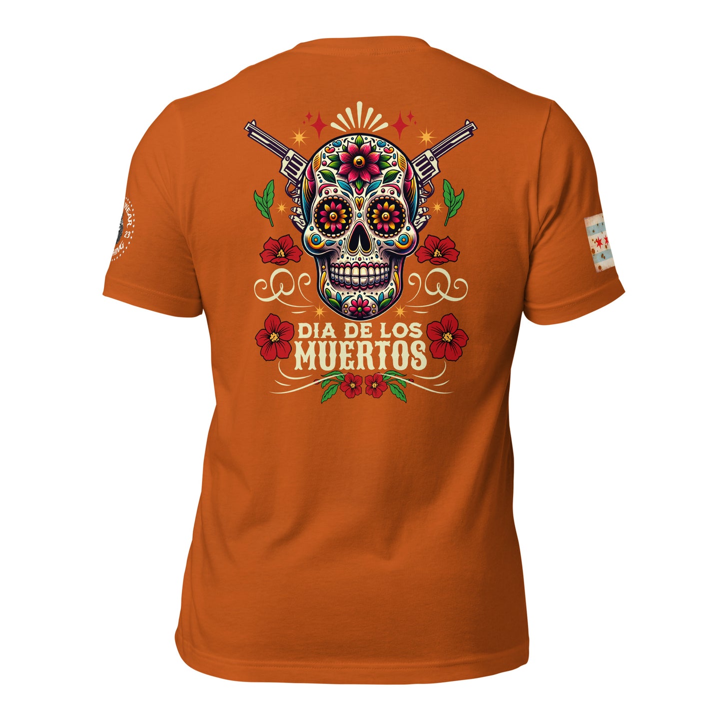 Chicago Police "Dia De Los Muertos" T-Shirt by Alpha Wear